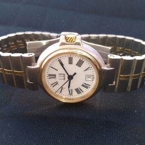Dunhill Millennium Date Stainless Steel Quartz Ladies Watch